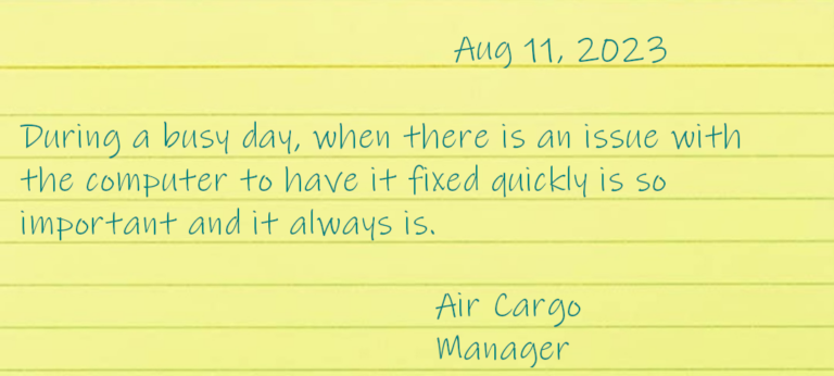End User Feedback Aug 11 2023